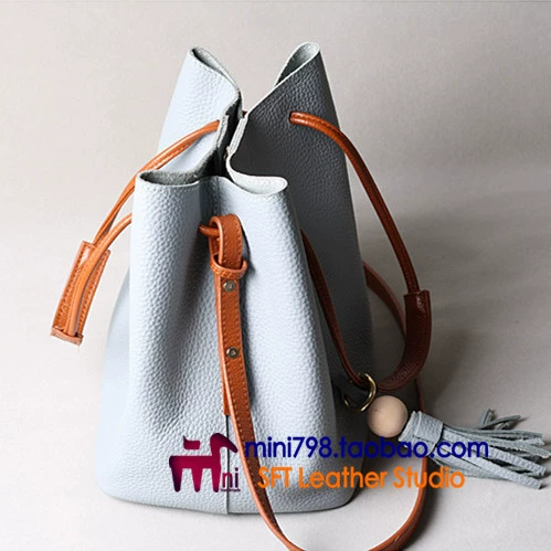 Mini Self-Sawnted Distermade The Leather Bag Drawer Версия Diy Paper образец, версия Bxk-63 Bucket Version