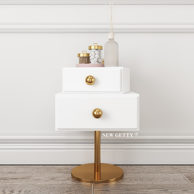 Nordic Net red MaisonDada designer stand by me nightstand visual cupboard side table side cabinet