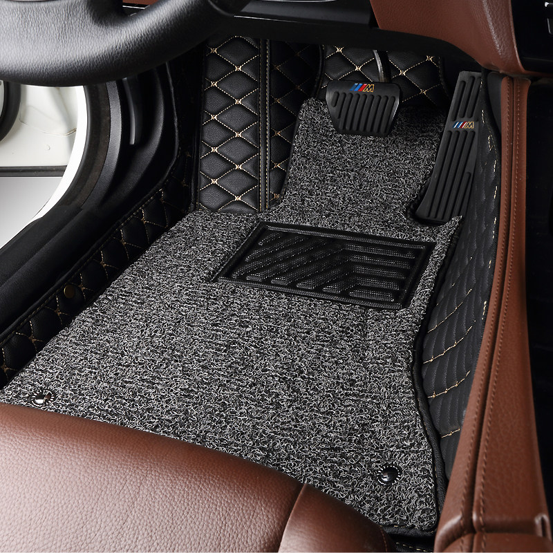 Suitable for the Driver's Seat, Special Floor Mats, Five-Seater Floor Mats, Full Set of Universal Leather Floor Mats for the Driver's Seat