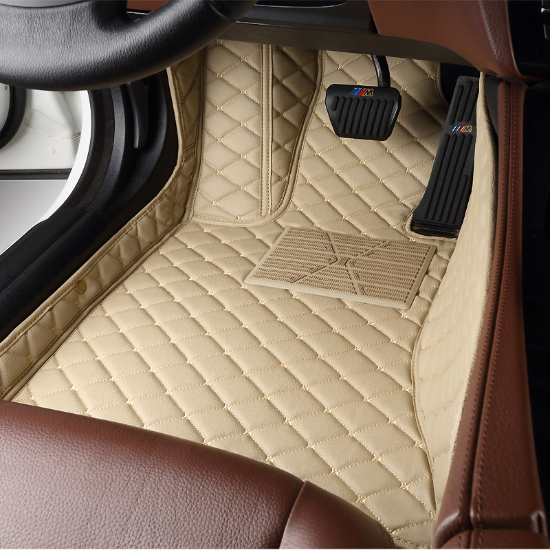 Suitable for the Driver's Seat, Special Floor Mats, Five-Seater Floor Mats, Full Set of Universal Leather Floor Mats for the Driver's Seat