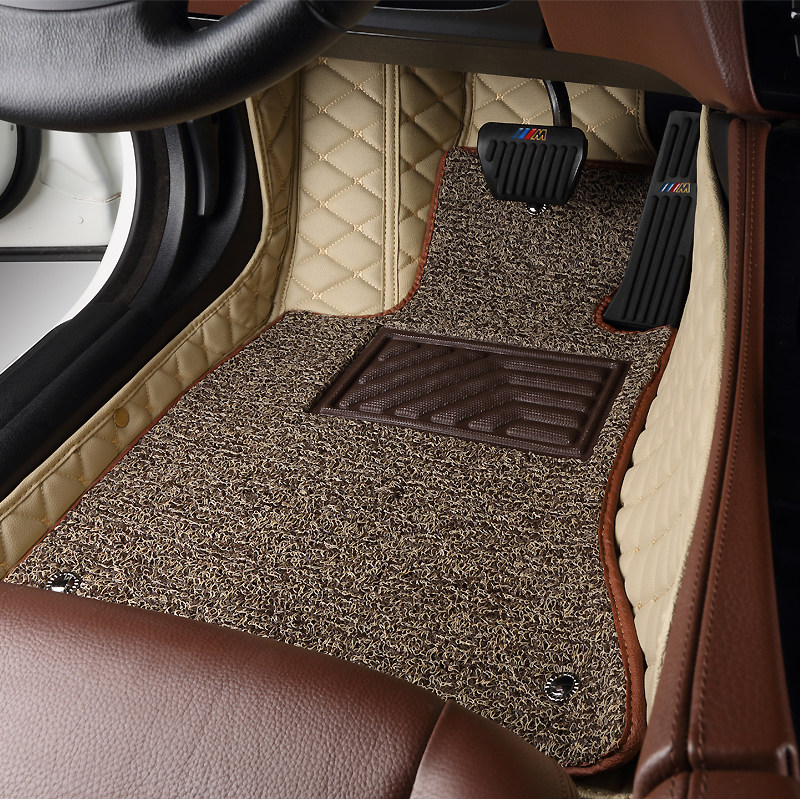Suitable for the Driver's Seat, Special Floor Mats, Five-Seater Floor Mats, Full Set of Universal Leather Floor Mats for the Driver's Seat