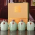 Bình đựng rượu bằng gốm sứ bình hông 1 kg 3 kg 5 kg 10 kg bình đựng rượu vang lưu trữ số lượng lớn bình đựng rượu vang trắng ly rượu pha lê Rượu vang