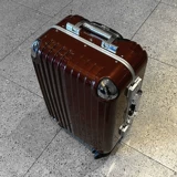 Японский бордовый трендовый модный чемодан подходит для мужчин и женщин, 20 дюймов