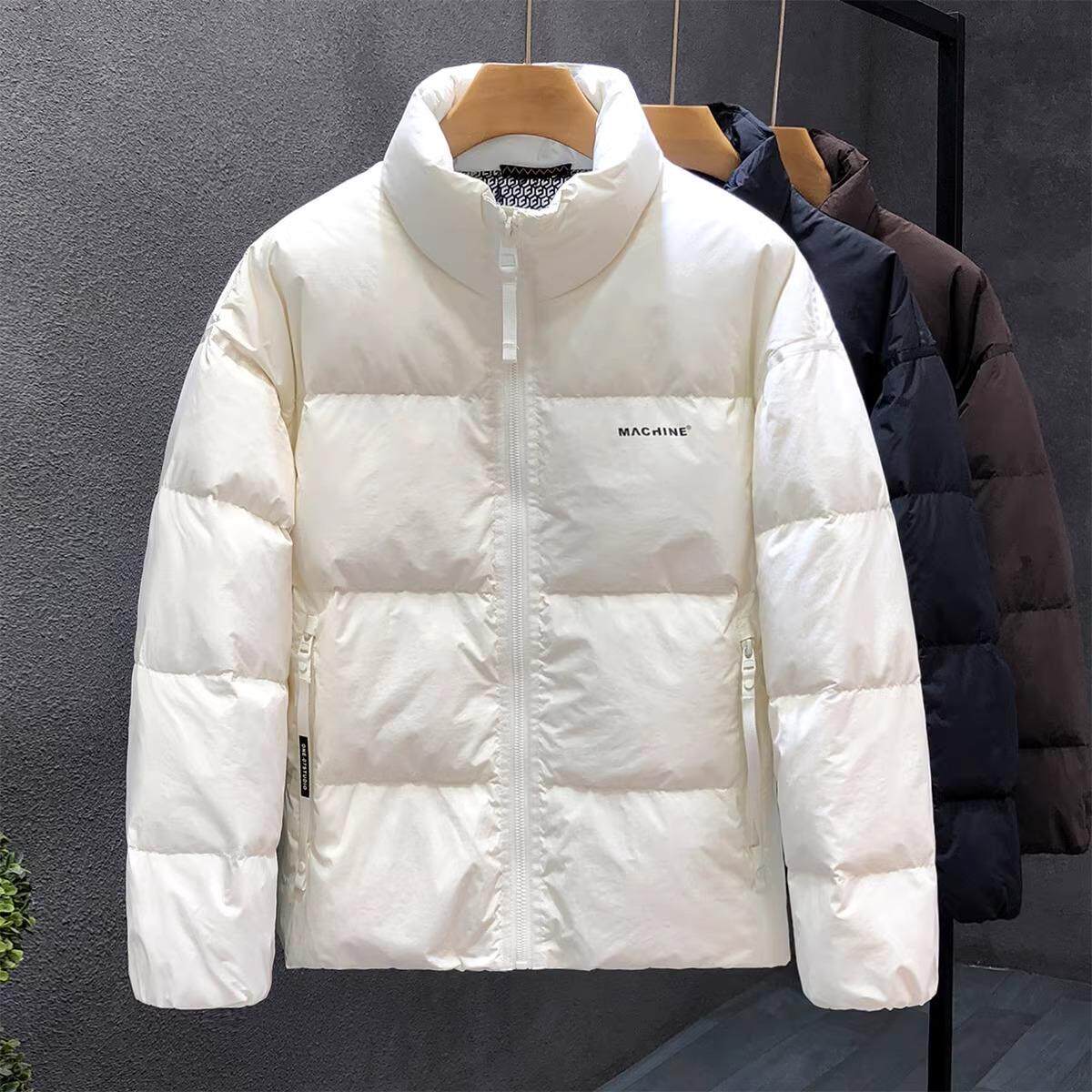 ZaSaFran』高蓬松高端羽绒服，男式白色外套时尚又温暖_秀禾服_淘宝服装网