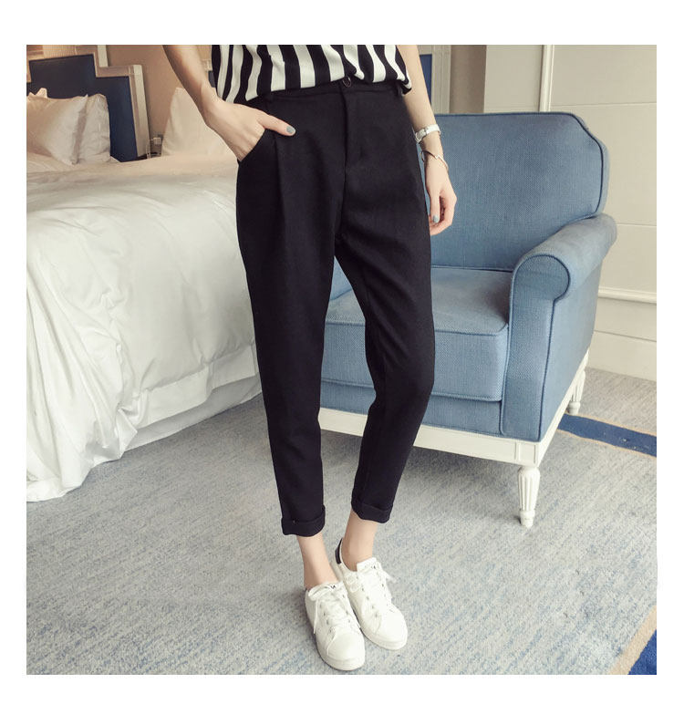 Large size women's summer clothes 2021 new style slimming cigarette pants slightly fat sister mm200 catties casual suit pants tide