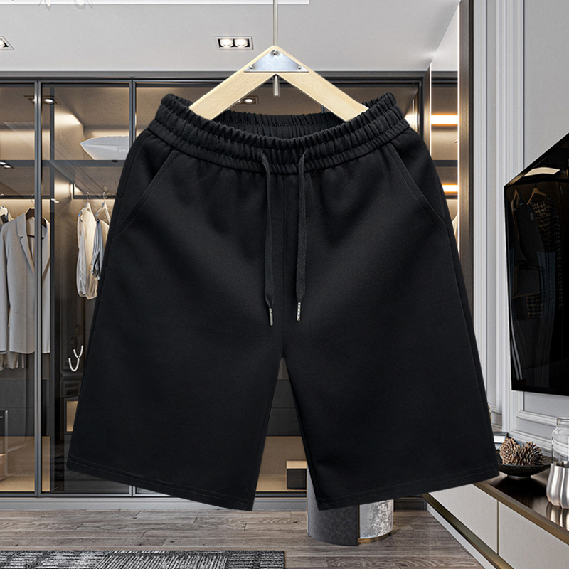 2025 Summer New American-Style Heavy Casual Shorts Unisex Sports Shorts Knee-Length Loose Versatile Sweatpants