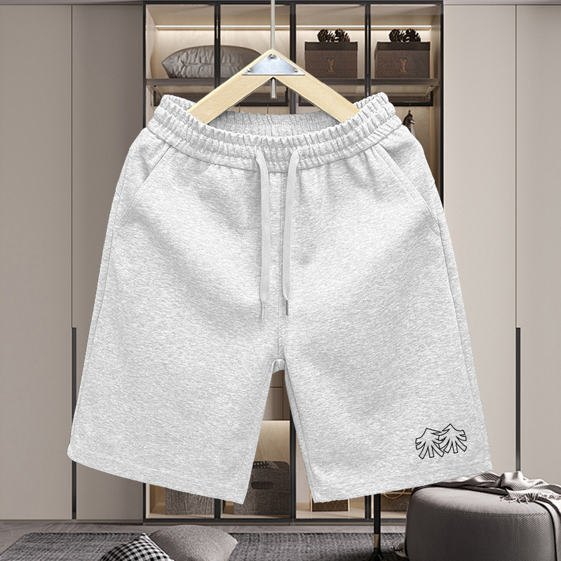 Longjia Summer New American Heavyweight Casual Shorts Men's and Women's Sports Shorts Five-Quarter Pants Loose and Versatile Sanitary Trousers