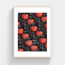 Printing (Caribbean Haite Fruit) series silk screen prints living room bedroom decoration painting