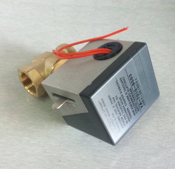 Central air-conditioning electric valve two-way regulating solenoid valve fan coil electric two-way valve ND20