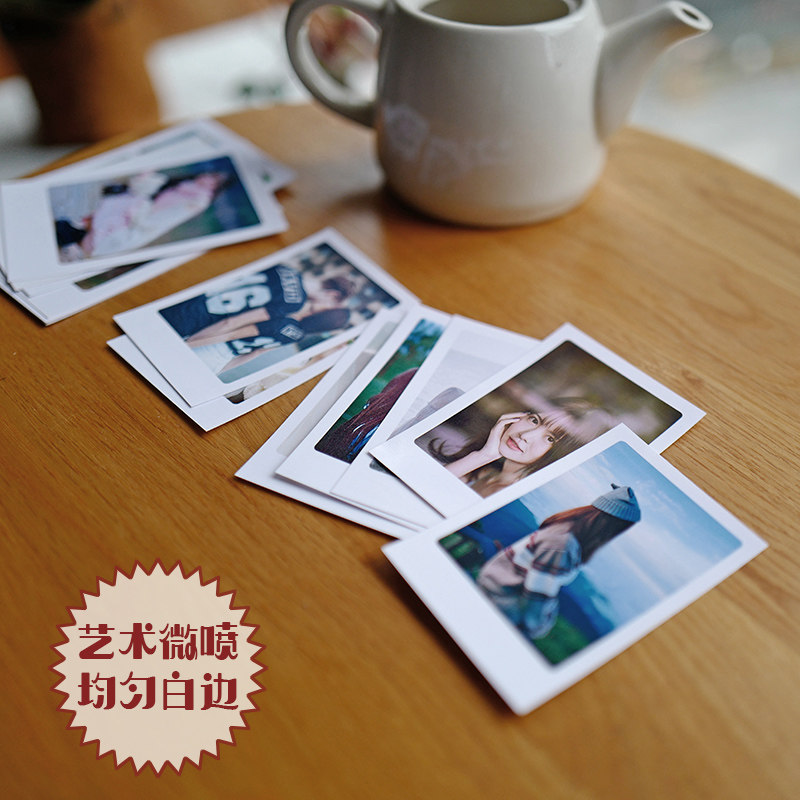 ins wind flapping up a photo flush art microjet wash photo print photo 3 4 inch mobile phone photo sunburn