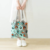 Su Su Jies family velvet velvet bag tutorial homemade hand diy woven cotton wool group crochet material bag