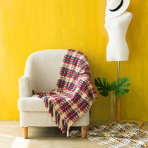 Su Su Jies home threading blanket at home manual work diy tutorial knitting cover blanket crochet cotton wool material bag