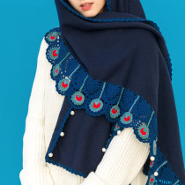 Su Su Sisters home bird feather multi-use scarf shawl diy hand-woven clothes crochet wool material bag