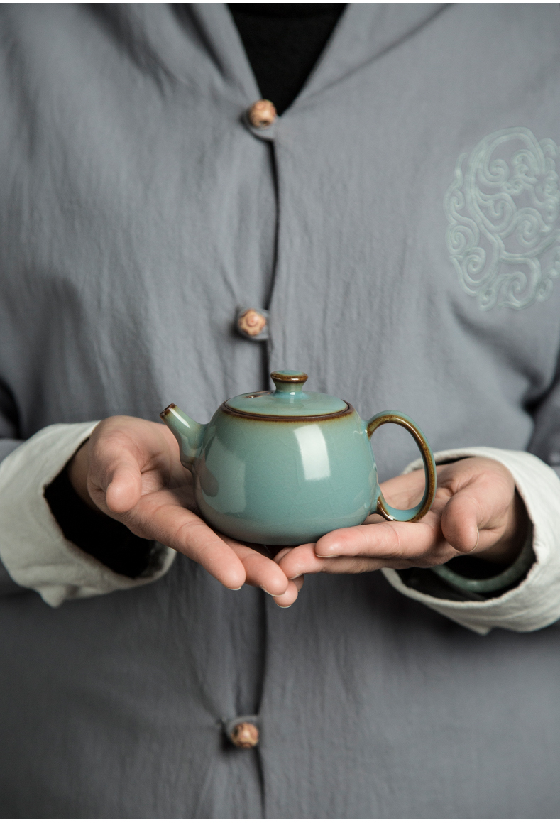 Your up ceramic teapot single pot on household kung fu little teapot expressions using Your porcelain of iron