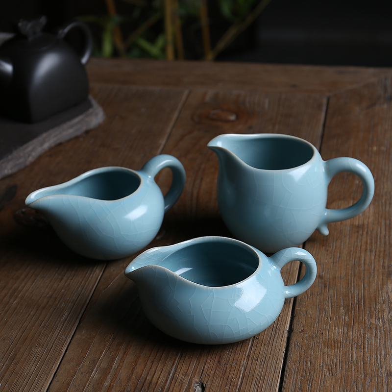 Reasonable rather uncommon your up ceramic piece of ice to crack open a cup of tea sea points of tea ware (old sky blue)