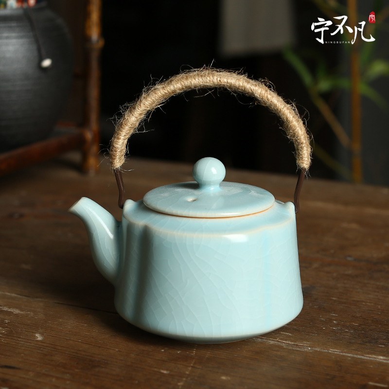 Ning uncommon your up ceramic teapot girder single pot pot of slicing can raise your porcelain tea brands in 320 ml