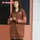 KAPPA Áo len Kappa Áo nỉ giản dị Áo nịt dài vừa phải | K0862MK81D - Thể thao lông cừu / jumper áo hoodie phản quang