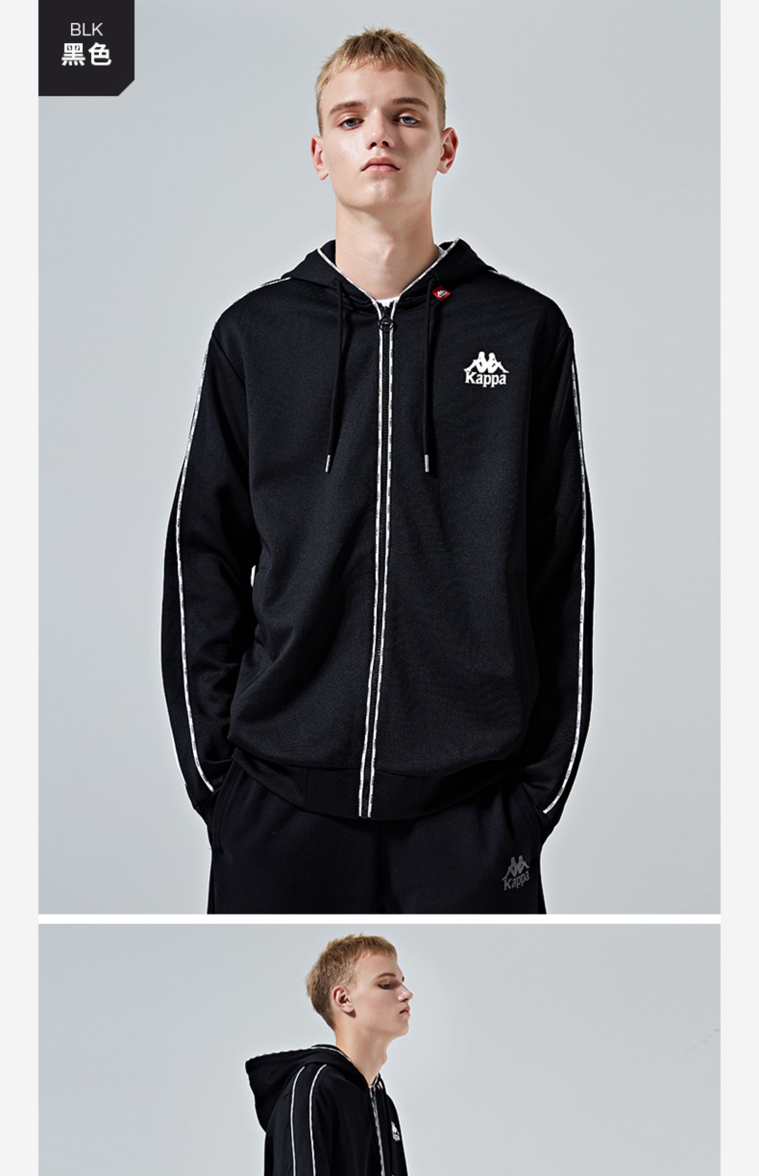 Áo khoác thể thao nam Kappa Kappa Áo len dài tay giản dị Áo hoodie 2019 Mới | K0952MK20D - Thể thao lông cừu / jumper áo nỉ