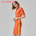 Đầm maxi thể thao nữ Kappa Kappa BANDA 2019 | KPBRWQL58M - Trang phục thể thao quần short nữ the thao Trang phục thể thao
