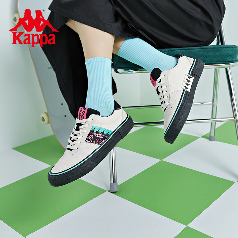 Kappa Kapa shoes couples low-gang slab shoes skin skin sneakers small white shoes