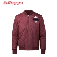 Kappa Kappa nam cotton thể thao bông áo khoác mùa thu và mùa đông mô hình giản dị trùm đầu bông áo | K0552MM06 áo lông vũ nam cao cấp