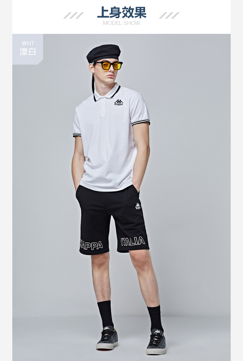 Kappa Kappa Thể thao nam ngắn tay áo sơ mi nam POLO Áo phông thể thao 2018 Mới | K0815PD15D áo polo trơn