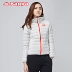 Kappa nữ xuống áo khoác Kappa thể thao giản dị áo khoác ngắn ấm áp áo trùm đầu K0562YY12 Thể thao xuống áo khoác
