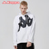 Áo len thể thao nam KAPPA Kappa Casual Loose Hoodie 2018 Mới | K0852MT61D áo sweater unisex Thể thao lông cừu / jumper