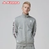 KAPPA Áo khoác thể thao nam Kappa Áo sơ mi cổ trụ đứng giản dị | K0852WK16D - Thể thao lông cừu / jumper áo hoodie tay phồng Thể thao lông cừu / jumper