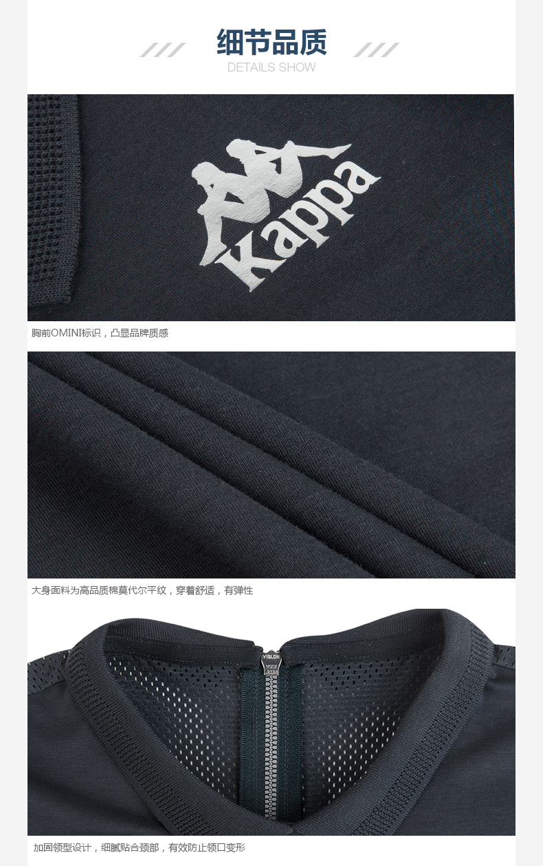 Áo thun thể thao nữ tay ngắn Kappa Áo thun thoáng khí POLO mùa xuân và mùa hè Tải Kappa | K0722PD02 ao polo
