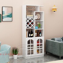 Living room Xuanguan cabinet European-style wine cabinet minimalist modern partition room cabinet small family style home bar Decorative Door Hall Cabinet