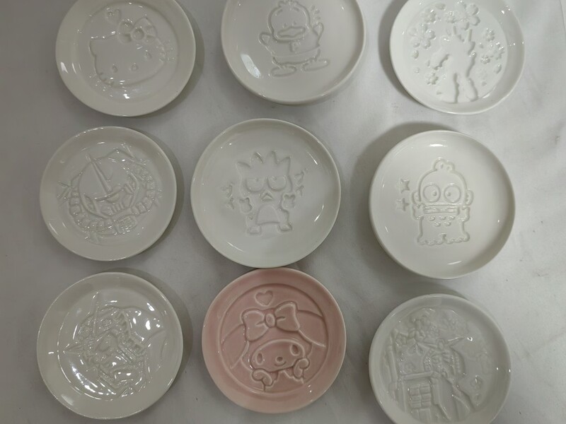 Export Ceramic Sauce Dishes, Cartoon Ceramic Dishes, Embossed Soy Sauce Dishes, Animated Cartoon Shaped Dishes