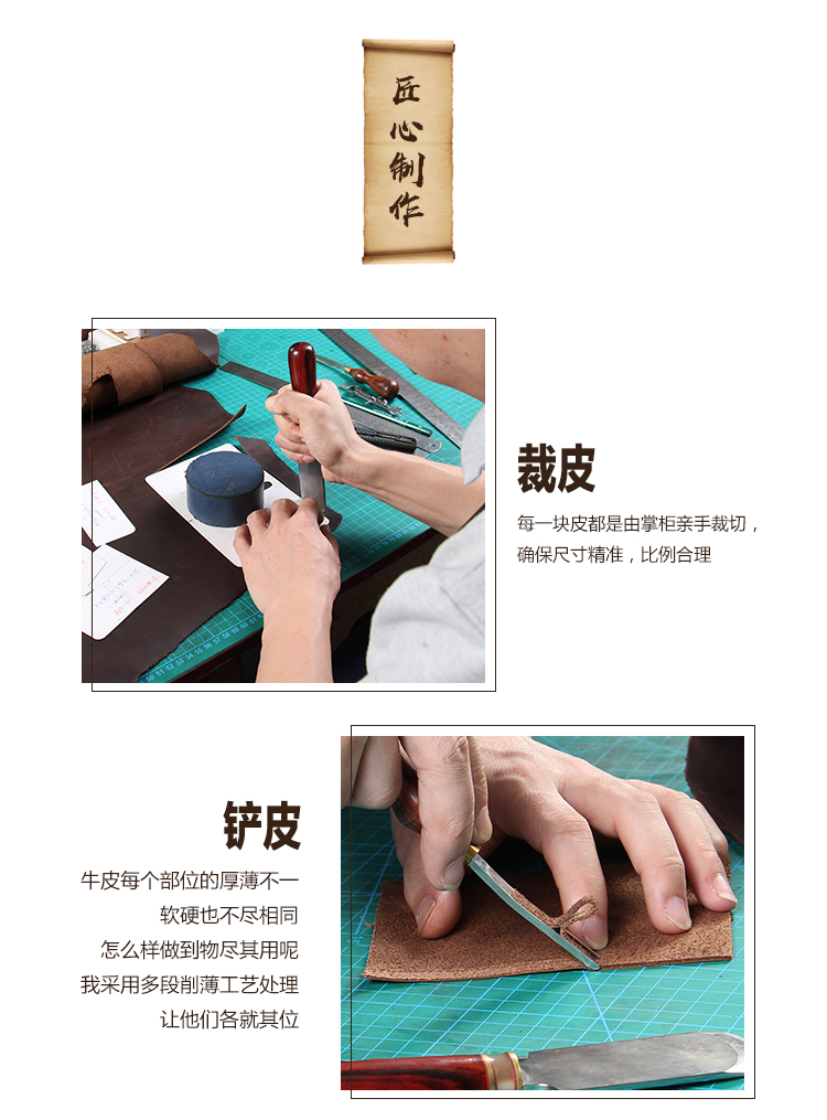 Thẻ thủ công ban đầu túi da nam thẻ đặt ngựa điên da bò da tự làm handmade chất liệu da túi retro chủ thẻ - Chủ thẻ ví gucci nam