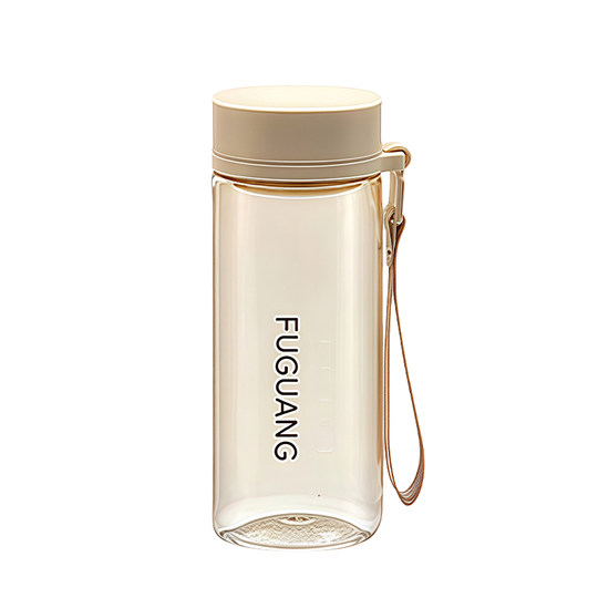 Fuguang Large Capacity Men's Portable Summer Plastic Water Cup, Thickened Cup, New Outdoor Tea Brewing Space Cup