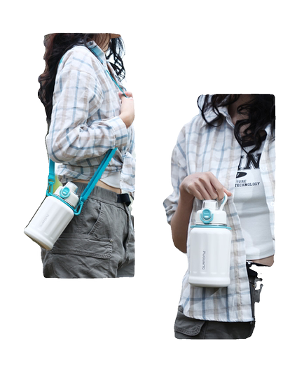 Fuguang Large-Capacity Thermos Cup for Girls, Children's Student Cup, Tea Cup, Men's Outdoor Sports Thermos Water Bottle