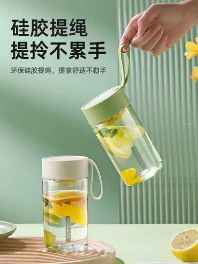 Fuguang Tritan Water Bottle for Women, High-Looking Portable Coffee Cup, Special Cup for Students and Children Going to School, High Temperature Resistant for Men