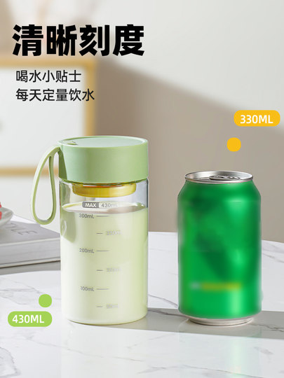 Fuguang High-Quality Water Bottle for Girls, Students, and Children, High-Temperature Resistant Tritan Plastic Cup, Portable and Convenient for Summer