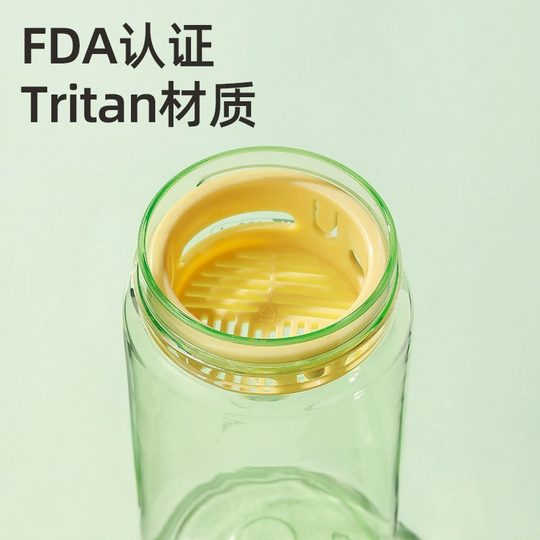 Fuguang High-Looking, Large-Capacity Plastic Water Cup, Portable Student Cup for School Use, Food-Grade Tritan Tea Cup
