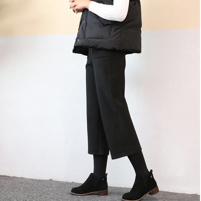 【网红爆款】高腰显瘦九分直筒裤子