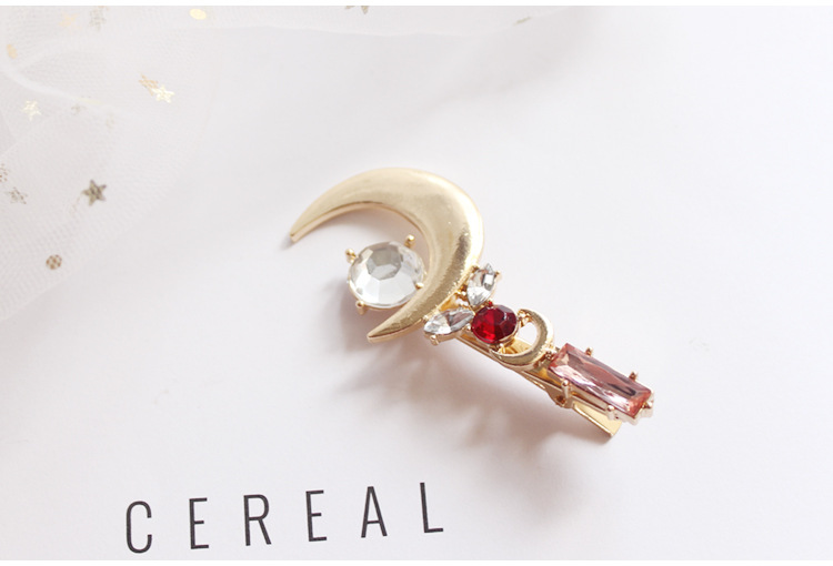Manmi sản phẩm tốt tháng dính kẹp tóc Thủy thủ loạt Moon phụ kiện tóc hàng đầu clip clip mũ nón đồ trang sức nữ dây buộc tóc scrunchies cầu vồng