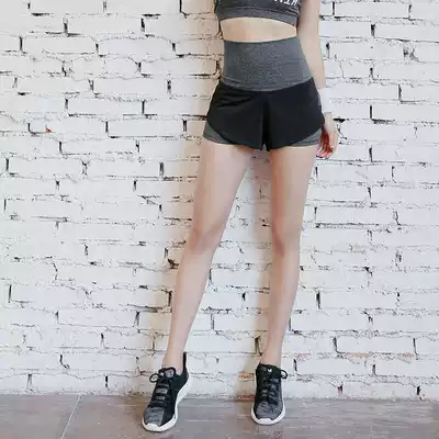 2020 spring and summer New pregnant women professional sports shorts yoga pants fitness running fake two pieces anti-light pregnancy