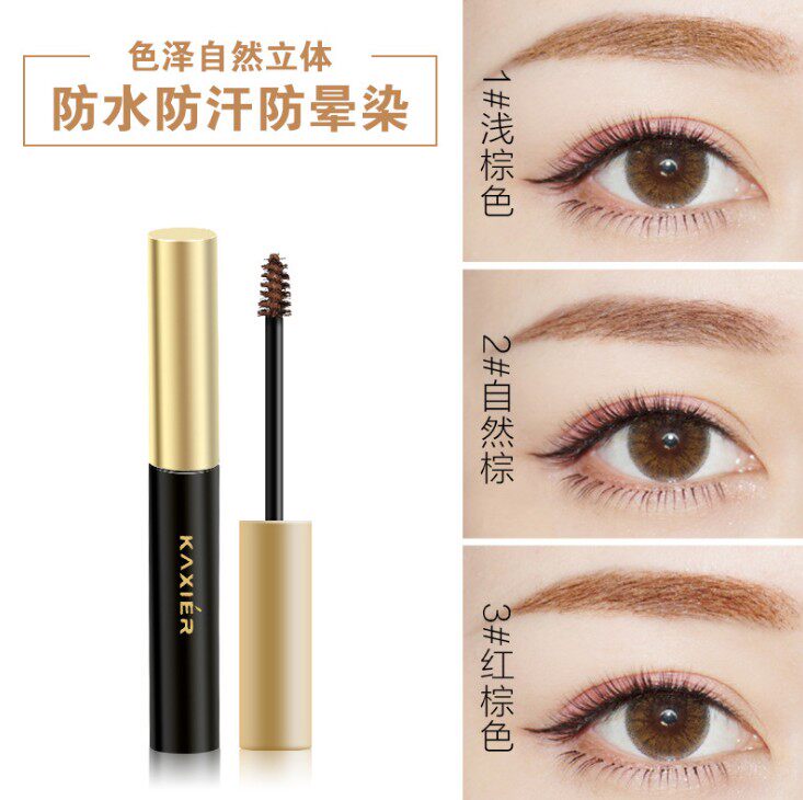 Dyeing Brow Cream waterproof and anti-perspiration persistent non-color painting eyebrow cream not fainting color makeup brown light brown and brown colostrum