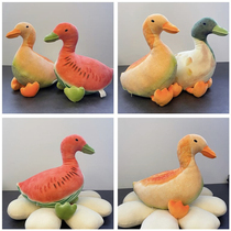 Spoof Dongga doll Xiga doll Hamiga plush toy shark melon creative fruit duck pillow female gift