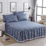 Khăn trải giường bằng vải bông trải giường một mảnh bảo vệ ba mảnh 1 bông 2.2 trải giường x tấm 1,5 m 1,8m2.0 giường váy