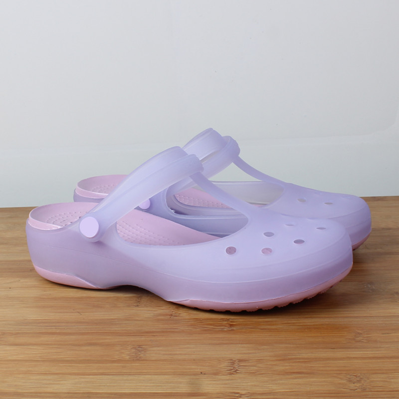 2025 Summer Women's Mary Jane Clogs Isabella Waterproof Non-Slip Quick-Drying Breathable Beach Shoes Sandals
