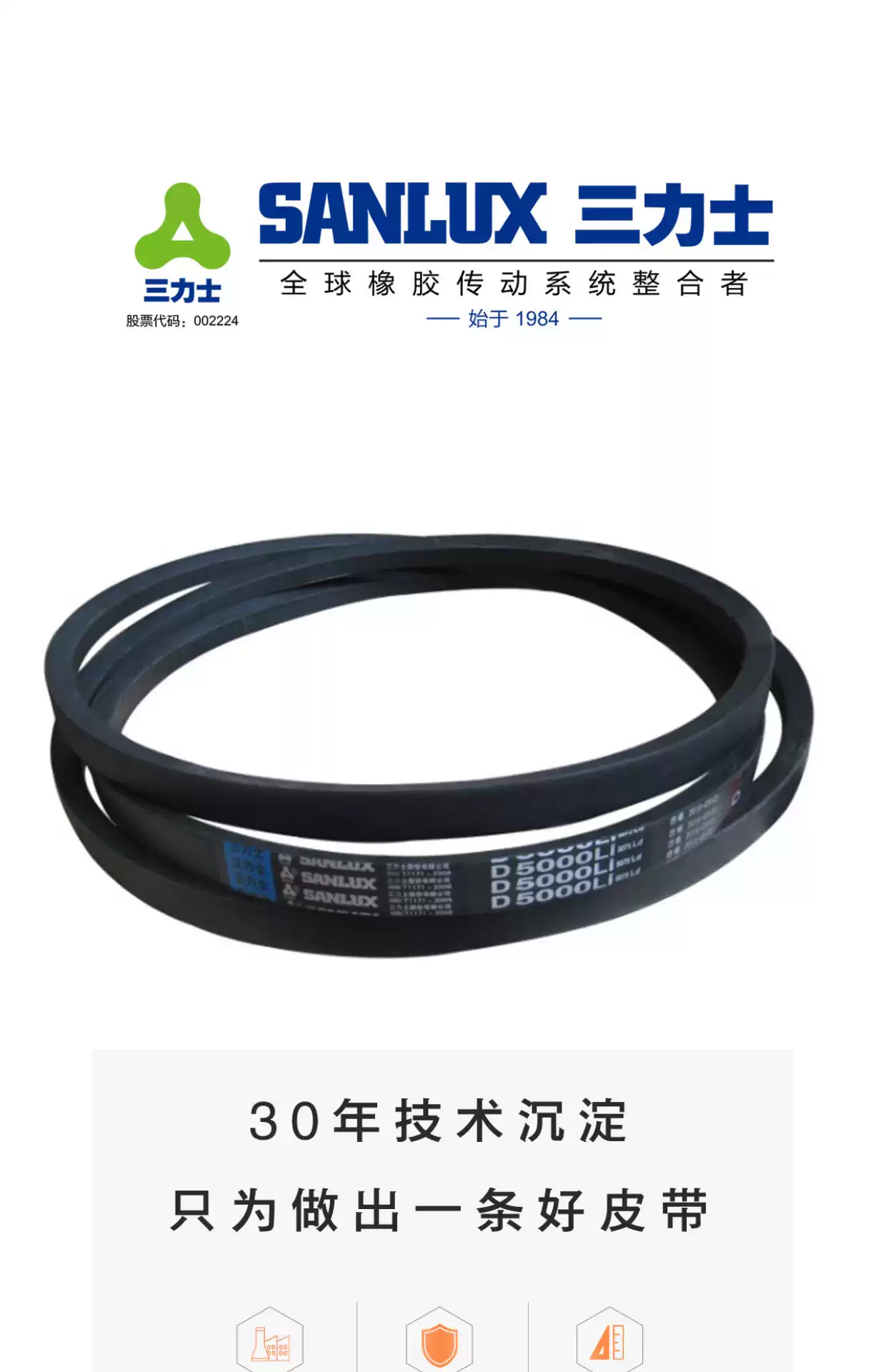 三力士皮帶BX齒帶三角帶B2007/B2032/B2057/B2083/B2108/B2450