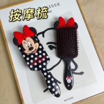 ins cartoon Mickey pattern children comb hairdressing airbag comb elastic lacquer comb