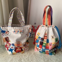 Mummy bag baby diaper bag baby bottle storage bag diaper drawstring bag Hand bag Bento bag