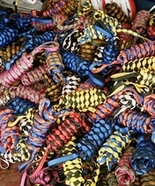 Horse pulling rope horse training equestrian sports hand-woven alloy hook pulling rope equestrian supplies and equipment