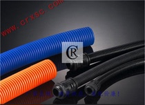 PA plastic corrugated pipe nylon waterproof wire and cable protective sleeve motorcycle wiring harness plastic threading hose